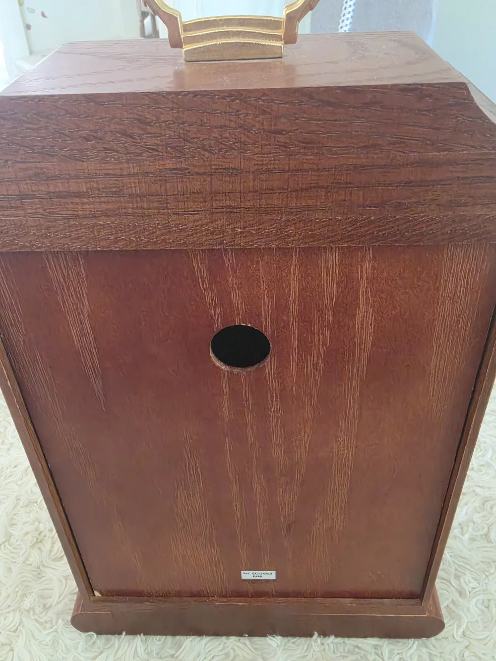 Seiko Brass Pendulum Mantel Clock in‎ Warm Brown